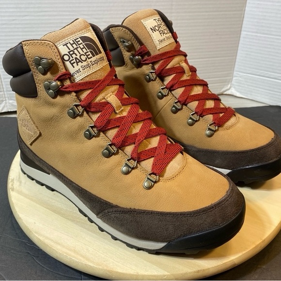 New! THE NORTH FACE BACK-TO-BERKELEY IV LEATHER WATERPROOF BOOTS MEN'S 13 - Picture 4 of 9